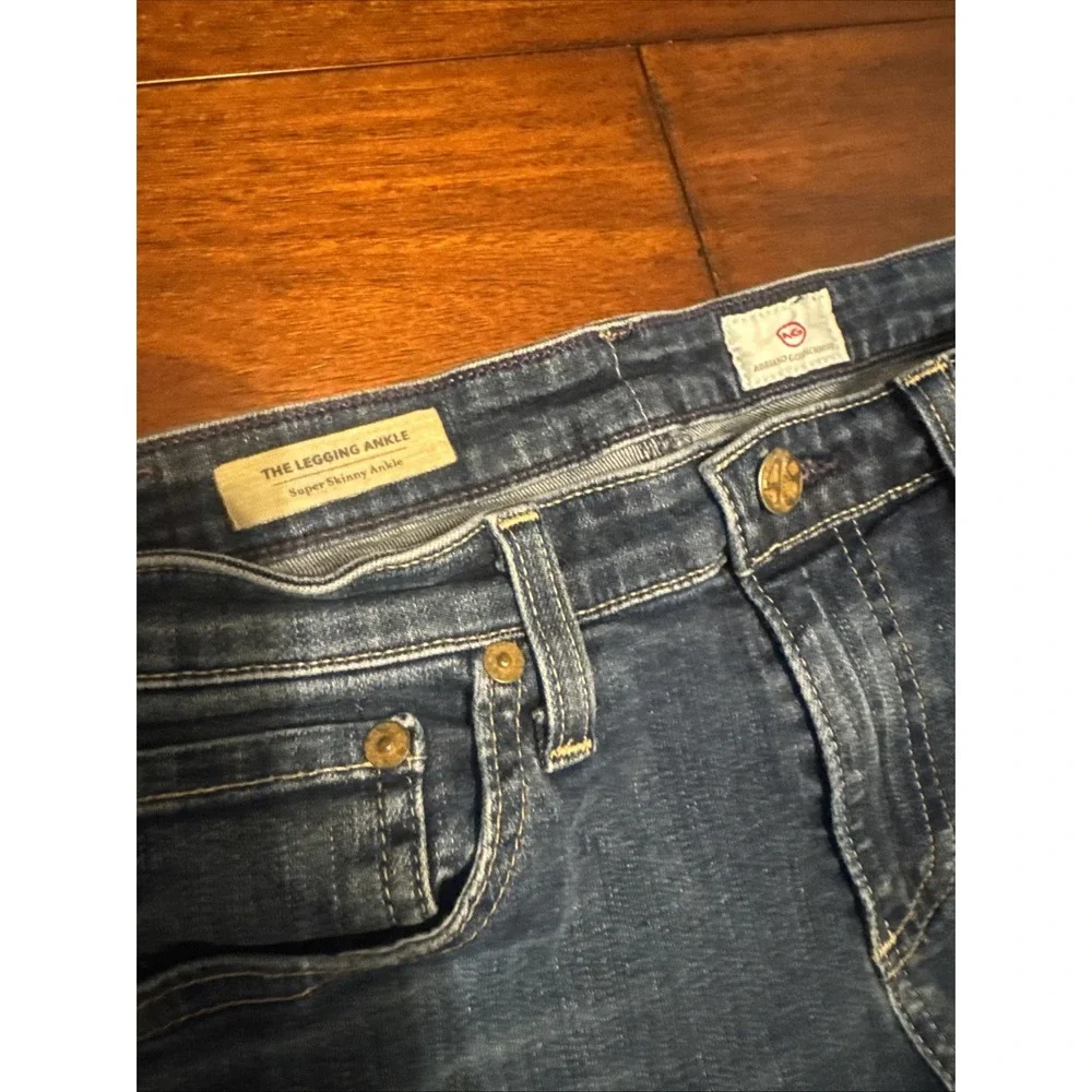 AG Adriano Goldschmied The Legging Ankle Skinny Jeans 29R Dark‎ Wash USA